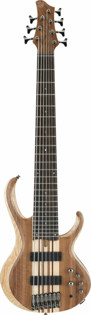 IBANEZ BTB-Serie E-Bass Upgraded Redesigned Body 7 String Natural Low Gloss