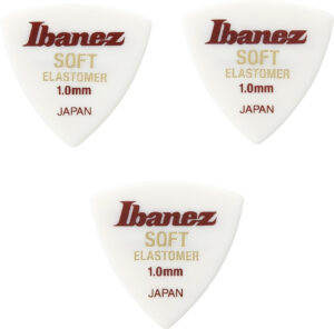 IBANEZ Elastomer Triangel Plektren 1mm Soft 3 Stück