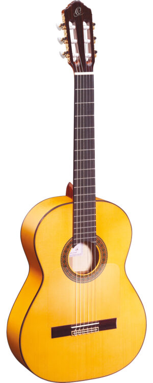 ORTEGA Traditional Series Flamenco Konzertgitarre 4/4 Made in Spain Natur inkl. Tasche