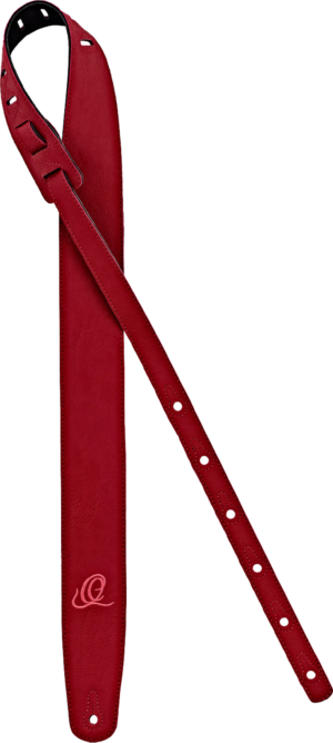 ORTEGA Vegan Series Guitar Strap Red