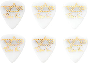 IBANEZ Picks Signature Serie - Steve Vai 6 Stück Weiss 1,0mm Heavy