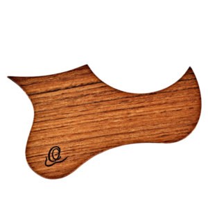 ORTEGA Holz Pickguard für Ukulele Walnuß für Modelle TE & BA