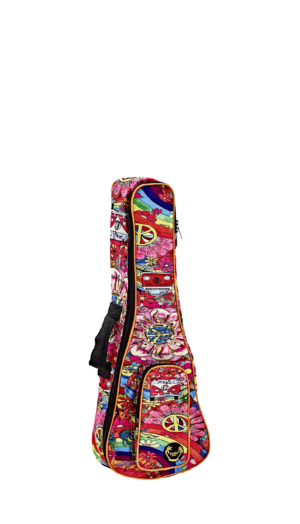 KEIKI Gigbag für Ukulelen mit Schultergurten Peace 68