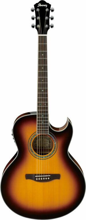 IBANEZ Joe Satriani Signature Akustikgitarre 6 String Vintage Burst High Gloss