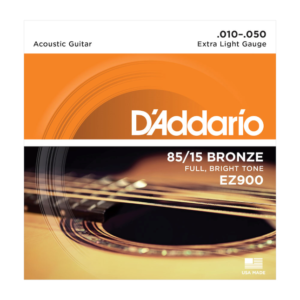 EZ900 D'Addario EZ900 Saiten für Akustikgitarre, 85/15 Bronze, Extra Light, 10-50