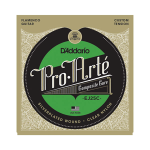 EJ25C D'Addario EJ25C Pro-Arte Saiten für Flamenco-Gitarre, transparentes Nylonverbundmaterial