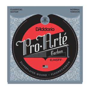 EJ45FF D'Addario EJ45FF ProArte Carbon Classical Guitar Strings, Dynacore Basses, Normal Tension