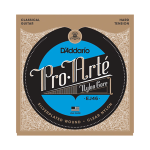 EJ46 D'Addario EJ46 Pro-Arte Saiten für Klassikgitarre, Nylon, straffe Spannung