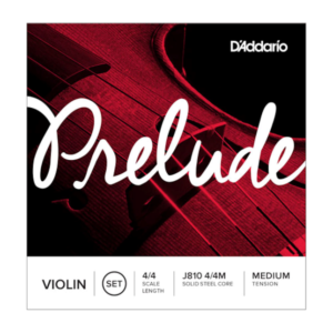 J810 4/4M D'Addario Prelude Violinen-Saitensatz, 4/4, mittlere Spannung