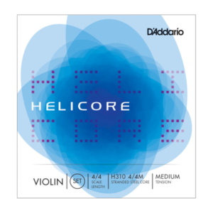 H310 4/4M D'Addario Helicore Violinen-Saitensatz, 4/4, mittlere Spannung