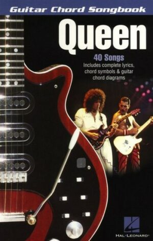 Queen: Guitar Chord Songbook lyrics/chord symbols/guitar boxes