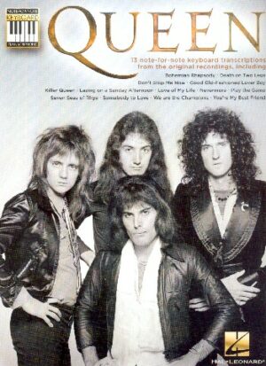 Queen: Note-for-Note Keyboard Transcriptions songbook keyboard/piano/vocal/guitar