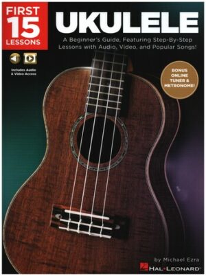 First 15 Lessons - Ukulele (+Online Audio) for ukulele/tab