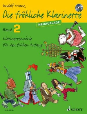 Mauz, Rudolf Die fröhliche Klarinette Band 2 - Schule (+CD)