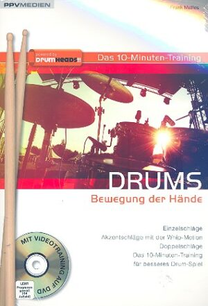 Mellies, Frank Drums - Bewegung der Hände (+DVD) für Schlagzeug