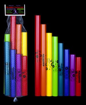 Diatonischer Grundsatz mit 8 Boomwhackers C'- D'- E'- F'- G'- A'- H'- C''