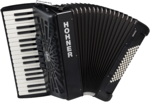 HOA16622 HOHNER Akkordeon, Bravo III 72, schwarz, silent key