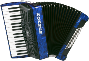 HOA16642 HOHNER Akkordeon, Bravo III 72, blau, silent key