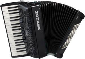 HOA16722 HOHNER Akkordeon, Bravo III 96, schwarz, silent key