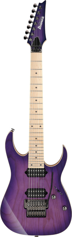 BANEZ RG Prestige Series E-Gitarre 7 String Royal Plum Burst + Case