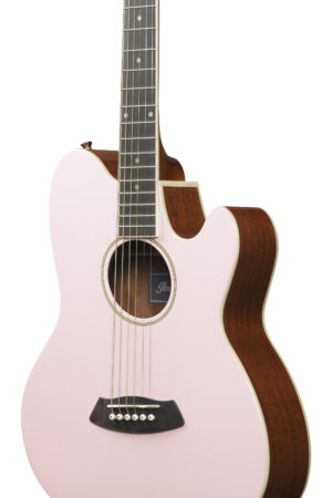 IBANEZ Talman Akustikgitarre Doppel Cutaway Preamp 6 String Pastel Pink