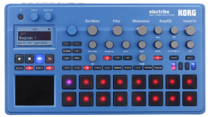 KORG Synthesizer, digital, ELECTRIBE2B, 400 Sounds, blau