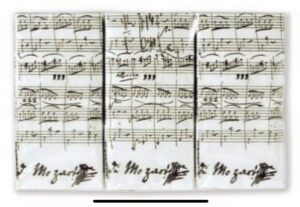 Papiertaschentücher Mozart 10 Stück (Verpackungseinheit 6 Stück)