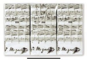 Papiertaschentücher Mozart 10 Stück (Verpackungseinheit 6 Stück)