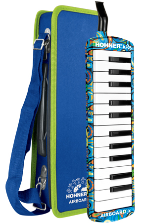 HOHNER AirBoard, Junior 25, gebogenes Mundstück, Softcase