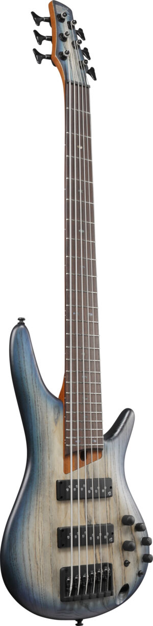 IBANEZ SR-Serie E-Bass 6 String Cosmic Blue Starburst Flat