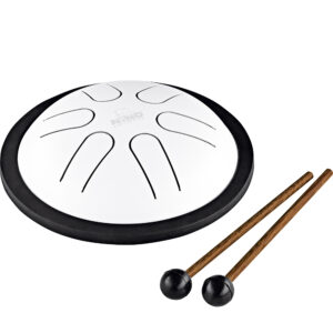 NINO Percussion Mini Melody Steel Tongue Drum weiß