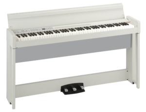 KORG Digitalpiano, Concert, C1 Air, Bluetooth, 3 Pedale, 2x25 Watt, weiß