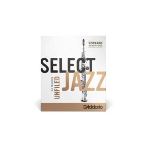 Rico Select Jazz Sopran-Saxophonblätter, „unfiled“10er-Packung