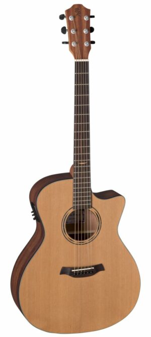 Westerngitarre Auditorium Cutaway top solid canadian cedar BATON ROUGE AR11C/ACE