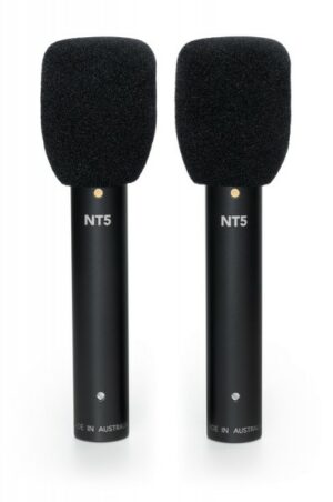 2 Kleinmembran-Kondensatormikrofone (Stereopaar)Røde NT5-MP Black